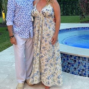 RANEE'S Floral Halterneck Maxi Dress